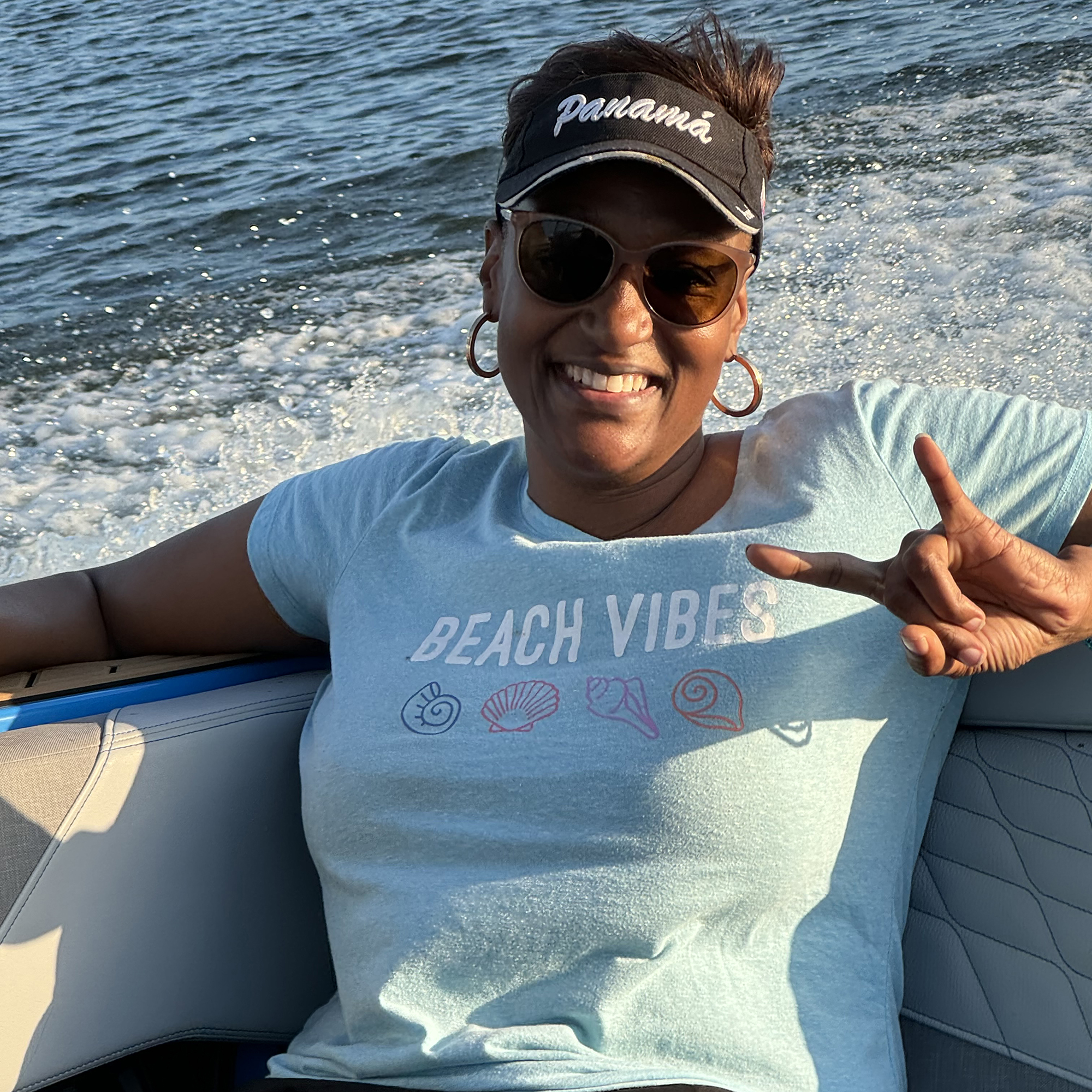 On the water